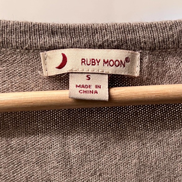 Ruby Moon Ladies Small Long Sleeve Mini Knit Bodycon Dress with Pockets Womens S - Picture 6 of 6